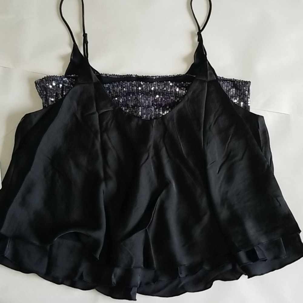 Free People Turn It On Black Cami - Picture 7 of 13